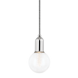 Mitzi Bryce Polished Nickel 5W x 8.75H Pendant