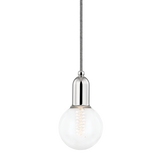 Mitzi Bryce Polished Nickel 5W x 8.75H Pendant