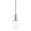 Mitzi Bryce Polished Nickel 5W x 8.75H Pendant