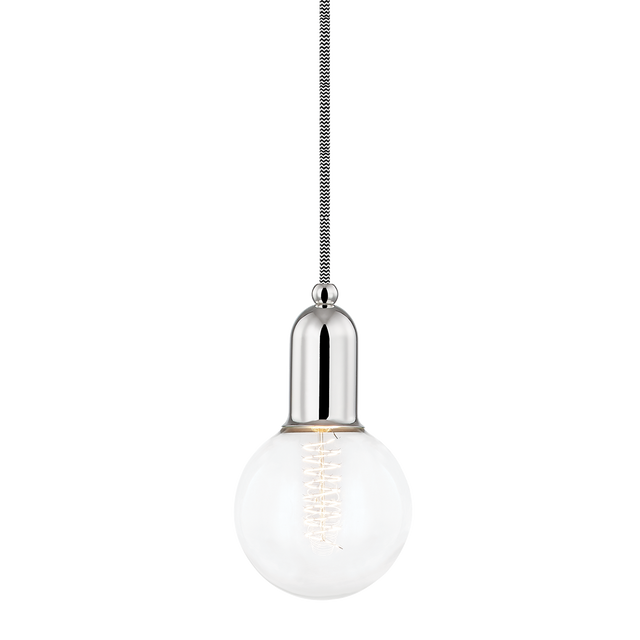 Mitzi Bryce Polished Nickel 5W x 8.75H Pendant