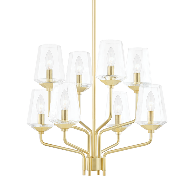 Mitzi Kayla Aged Brass 24W x 20.38H Chandelier