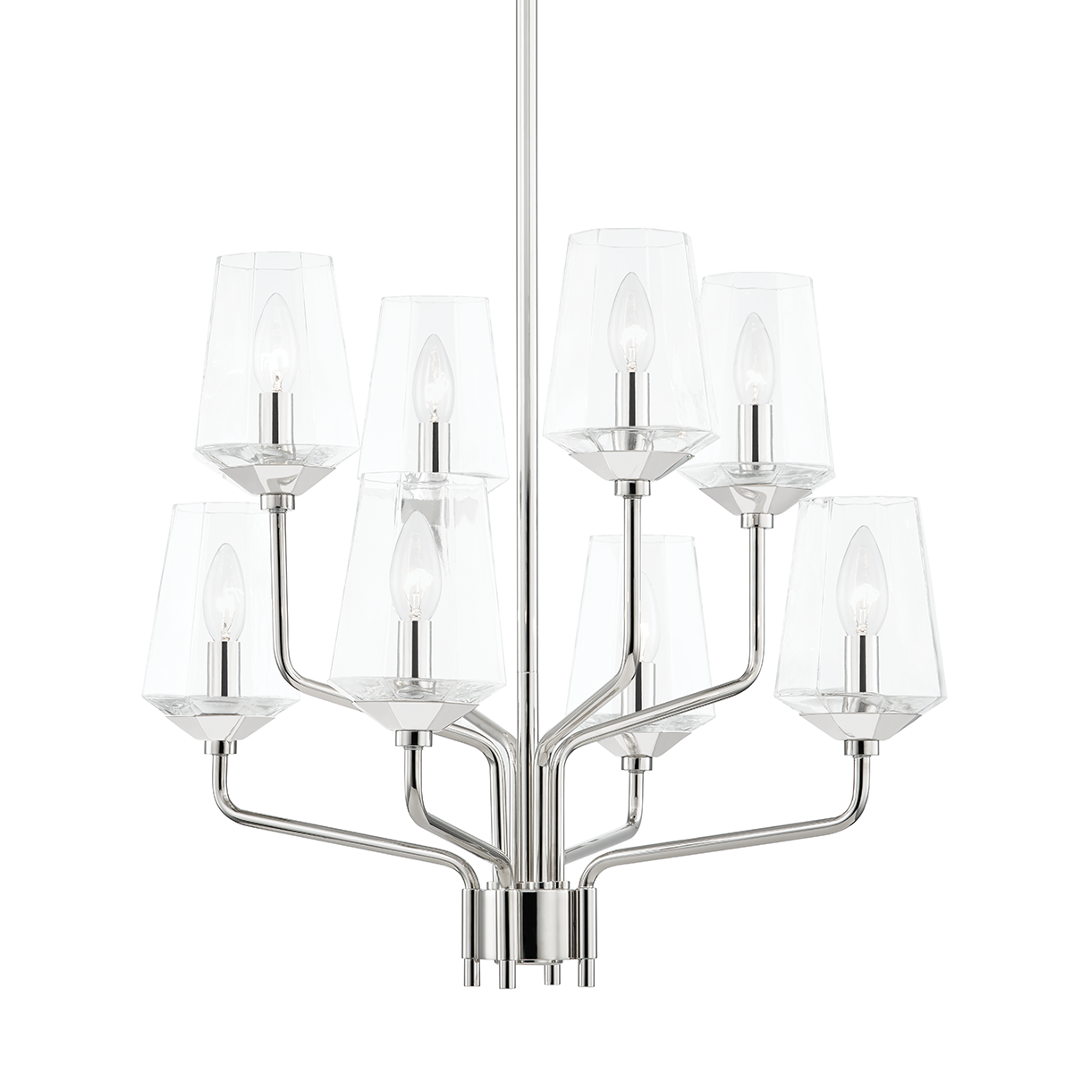 Mitzi Kayla Polished Nickel 24W x 20.38H Chandelier