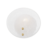 Mitzi Giselle Aged Brass 7.25W x 6.25H Wall Sconce