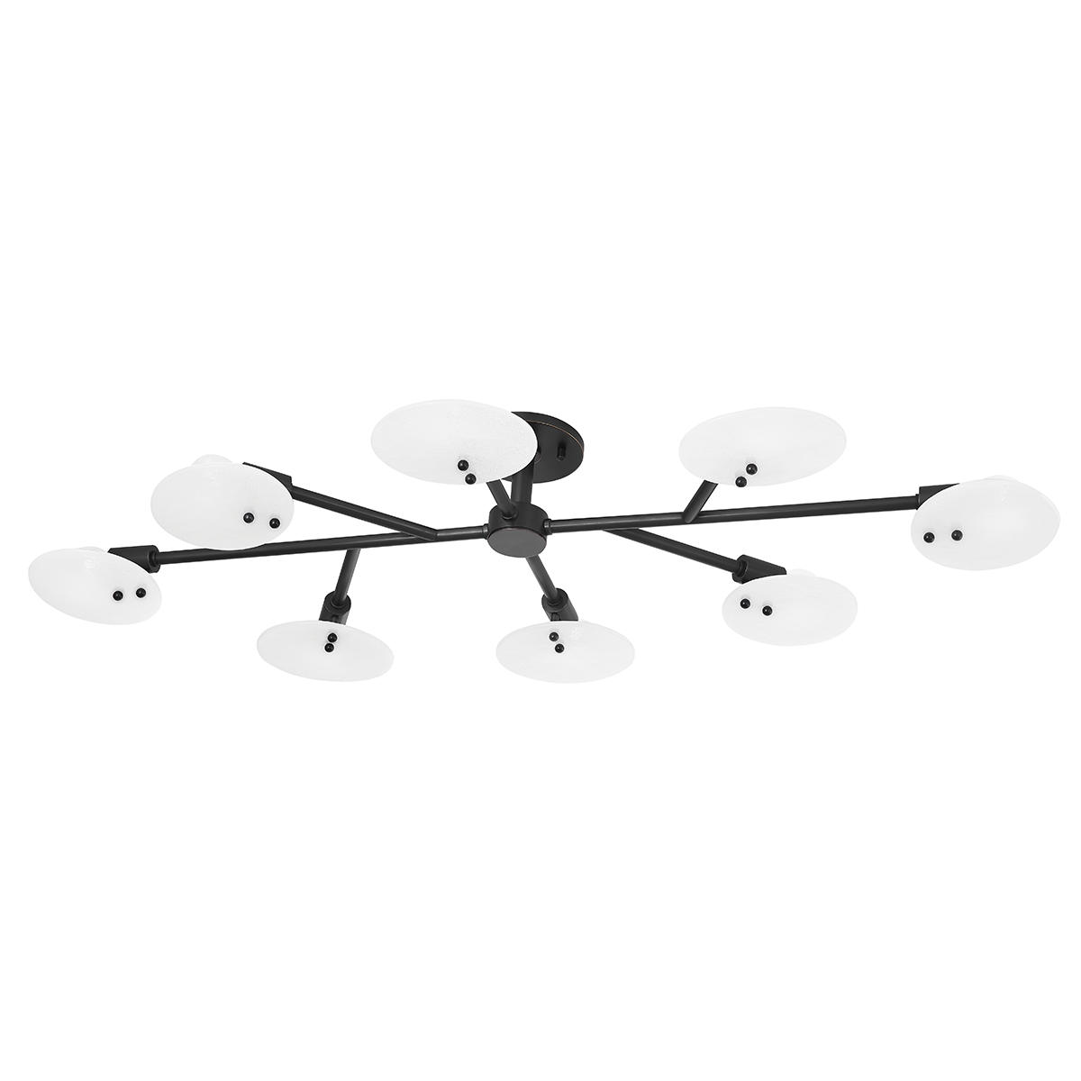 Mitzi Giselle Old Bronze 48W x 6.5H Semi-Flush Mount