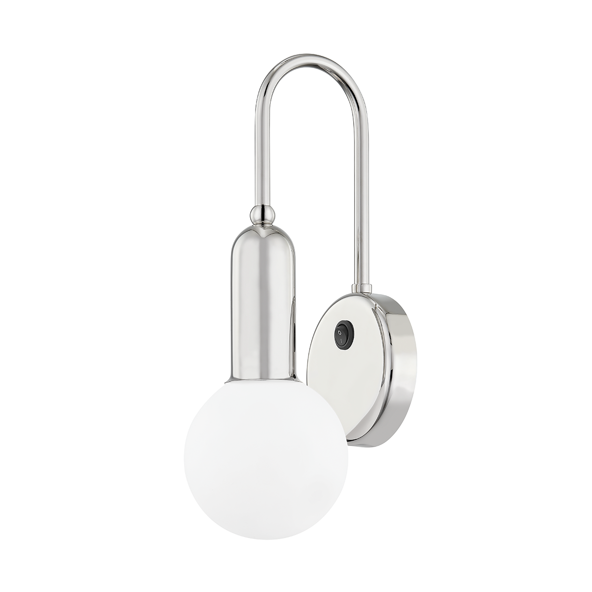 Mitzi Gabby Polished Nickel 5W x 15.25H Wall Sconce