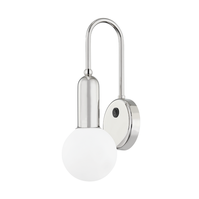 Mitzi Gabby Polished Nickel 5W x 15.25H Wall Sconce