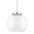 Mitzi Sasha Polished Nickel 15W x 16.5H Pendant