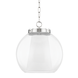 Mitzi Sasha Polished Nickel 15W x 16.5H Pendant