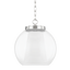 Mitzi Sasha Polished Nickel 15W x 16.5H Pendant