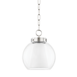 Mitzi Sasha Polished Nickel 10W x 12H Pendant
