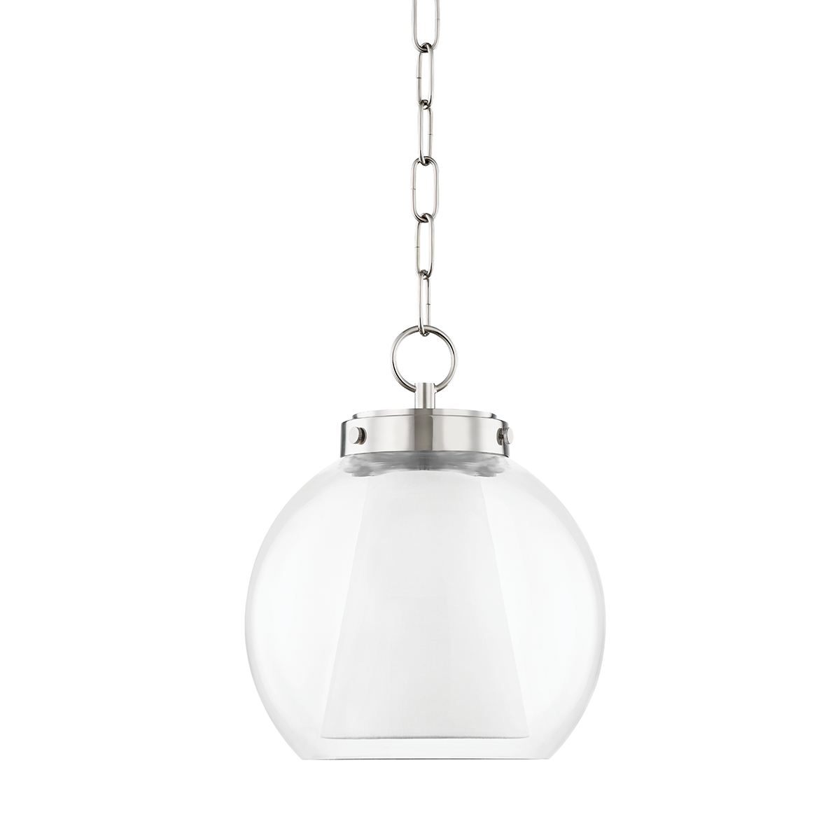 Mitzi Sasha Polished Nickel 10W x 12H Pendant