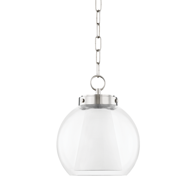 Mitzi Sasha Polished Nickel 10W x 12H Pendant