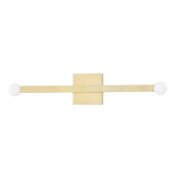 Mitzi Dona Aged Brass 4.5W x 23.75H Wall Sconce