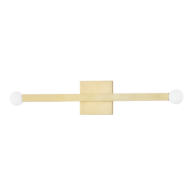Mitzi Dona Aged Brass 4.5W x 23.75H Wall Sconce