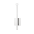 Mitzi Dona Polished Nickel 4.5W x 17H Wall Sconce