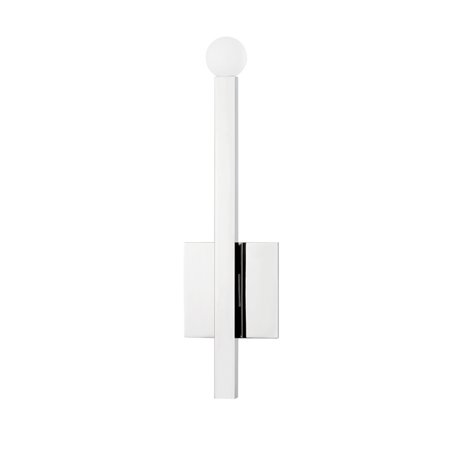 Mitzi Dona Polished Nickel 4.5W x 17H Wall Sconce
