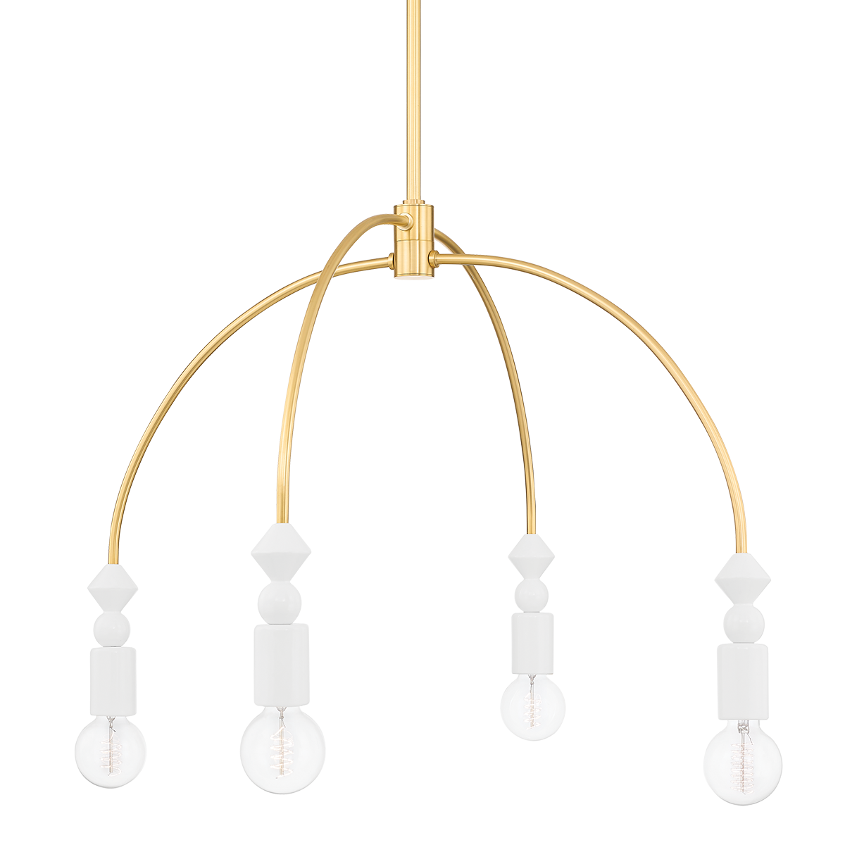 Mitzi Flora Aged Brass 30.25W x 25.75H Chandelier