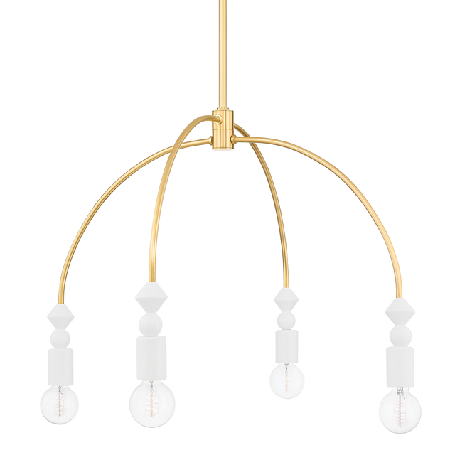 Mitzi Flora Aged Brass 30.25W x 25.75H Chandelier
