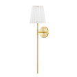 Mitzi Demi Aged Brass 8W x 32.25H Wall Sconce