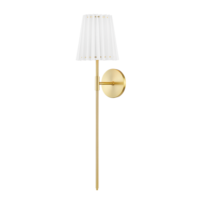 Mitzi Demi Aged Brass 8W x 32.25H Wall Sconce