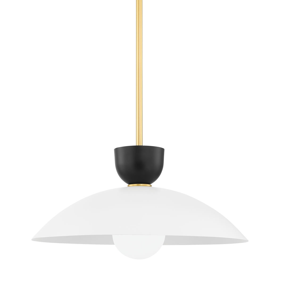 Mitzi WHITLEY Aged Brass 19.75W x 10H Pendant