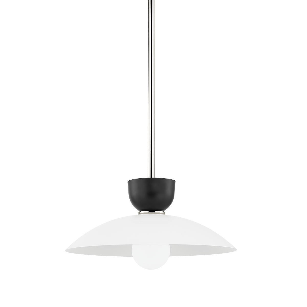 Mitzi WHITLEY Polished Nickel 14W x 7H Pendant