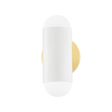 Mitzi Kira Aged Brass/soft White Combo 4.75W x 9.5H Wall Sconce