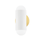 Mitzi Kira Aged Brass/soft White Combo 4.75W x 9.5H Wall Sconce