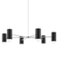 Mitzi Kira Polished Nickel/Soft Black 40W x 9.5H Chandelier