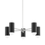 Mitzi Kira Polished Nickel/Soft Black 27W x 9.5H Chandelier