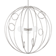 Mitzi Alanis Polished Nickel 39.5W x 40.5H Chandelier