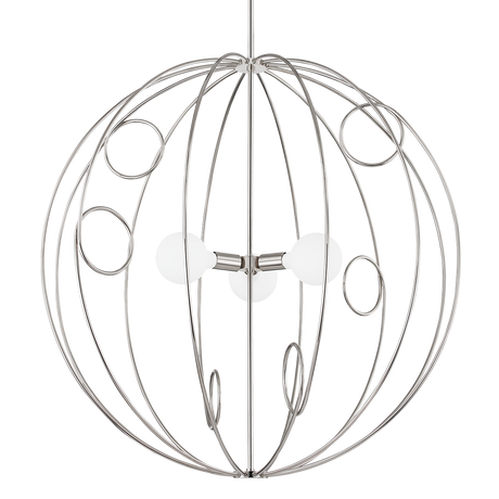 Mitzi Alanis Polished Nickel 39.5W x 40.5H Chandelier