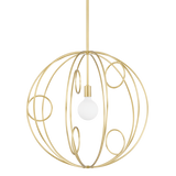 Mitzi Alanis Aged Brass 28.12W x 29.5H Chandelier