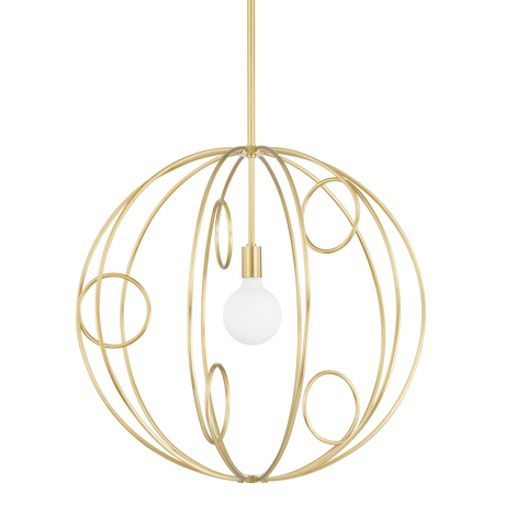 Mitzi Alanis Aged Brass 28.12W x 29.5H Chandelier