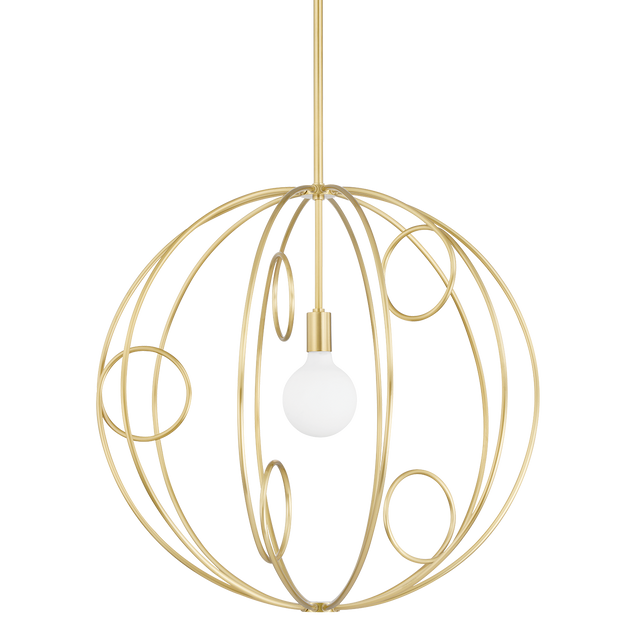 Mitzi Alanis Aged Brass 28.12W x 29.5H Chandelier