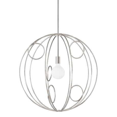 Mitzi Alanis Polished Nickel 28.12W x 29H Pendant
