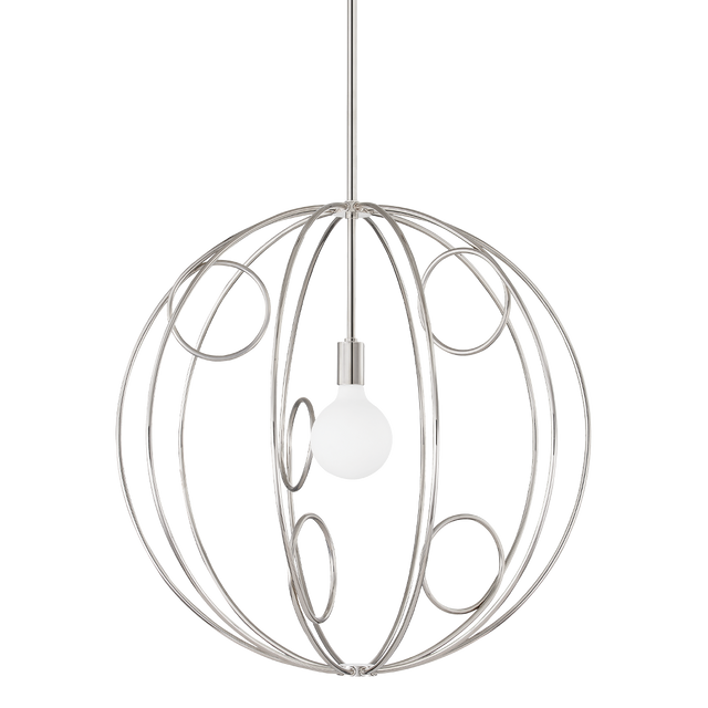 Mitzi Alanis Polished Nickel 28.12W x 29H Pendant