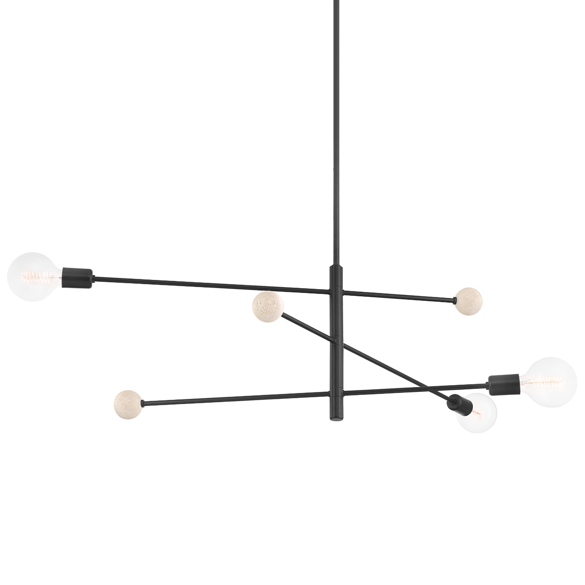 Mitzi SLATER Soft Black 65.75W x 16H Chandelier
