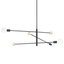 Mitzi SLATER Soft Black 65.75W x 16H Chandelier
