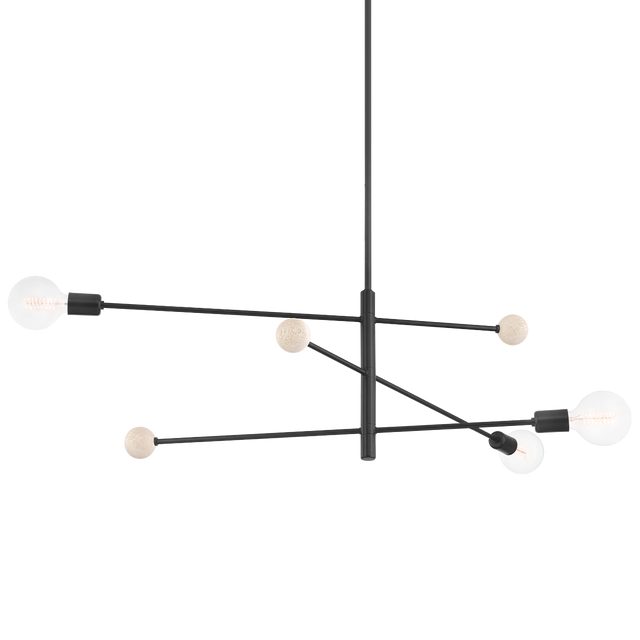 Mitzi SLATER Soft Black 65.75W x 16H Chandelier