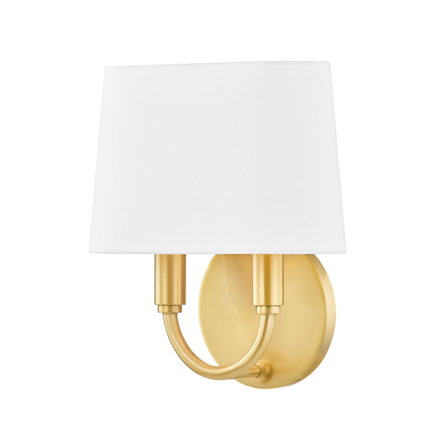 Mitzi Clair Aged Brass 9W x 10.5H Wall Sconce