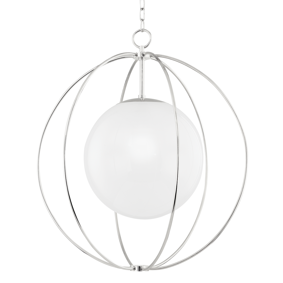 Mitzi Lyla Polished Nickel 28W x 31.75H Chandelier