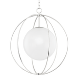 Mitzi Lyla Polished Nickel 28W x 31.75H Chandelier