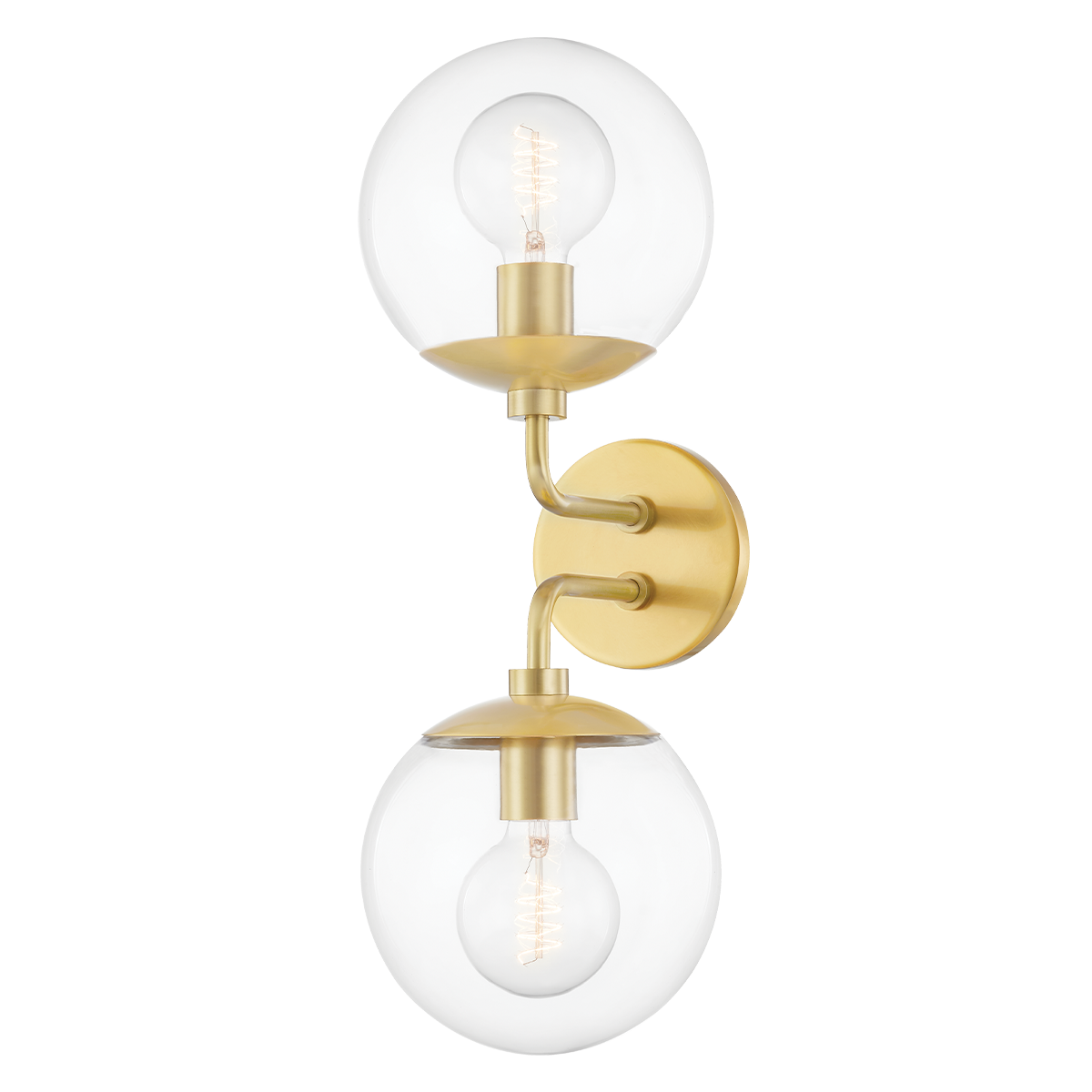 Mitzi Meadow Aged Brass 7W x 20H Wall Sconce