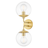 Mitzi Meadow Aged Brass 7W x 20H Wall Sconce