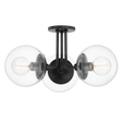 Mitzi Meadow Old Bronze 20.25W x 10.5H Semi-Flush Mount