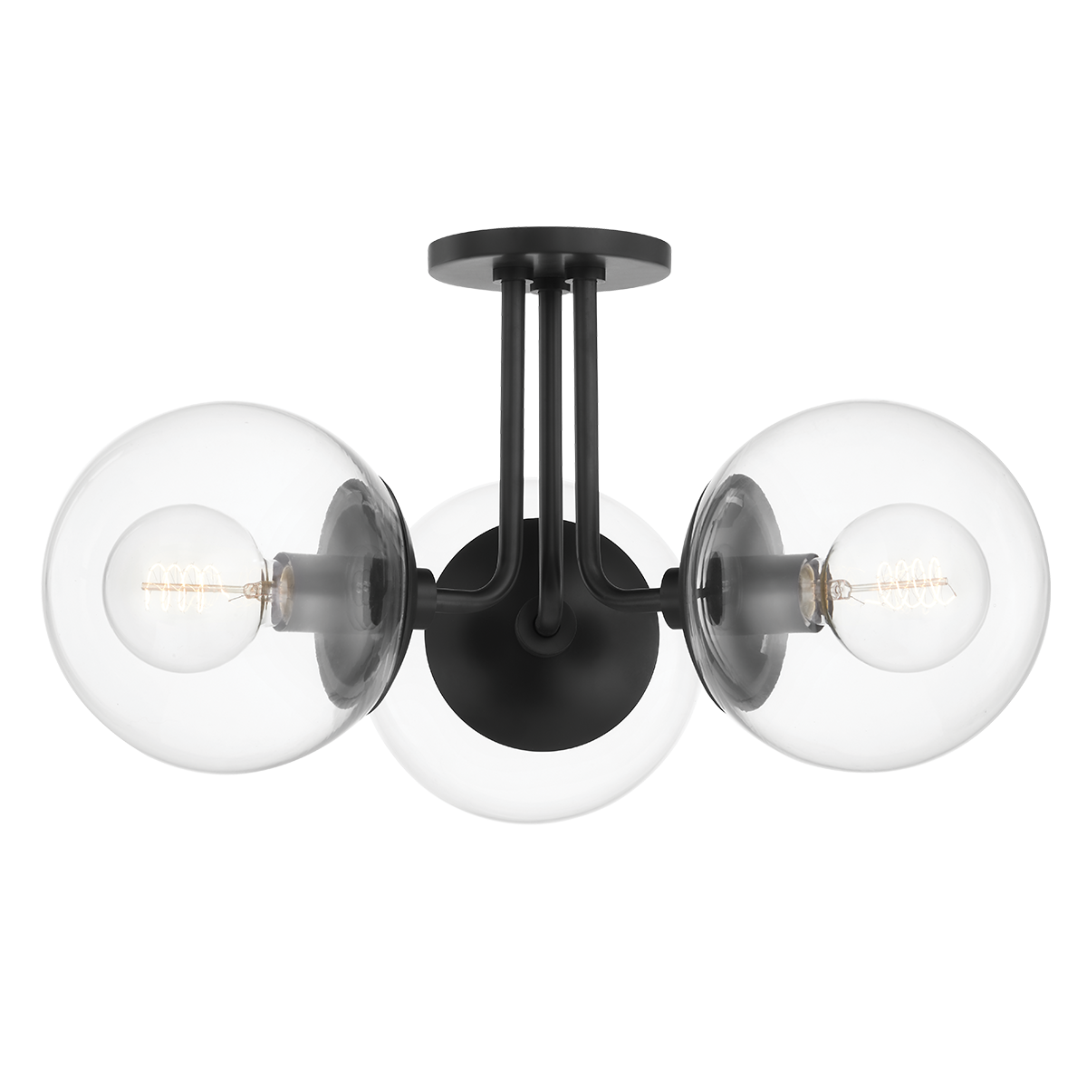 Mitzi Meadow Old Bronze 20.25W x 10.5H Semi-Flush Mount