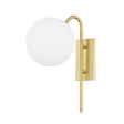 Mitzi Ingrid Aged Brass 7.5W x 15H Wall Sconce
