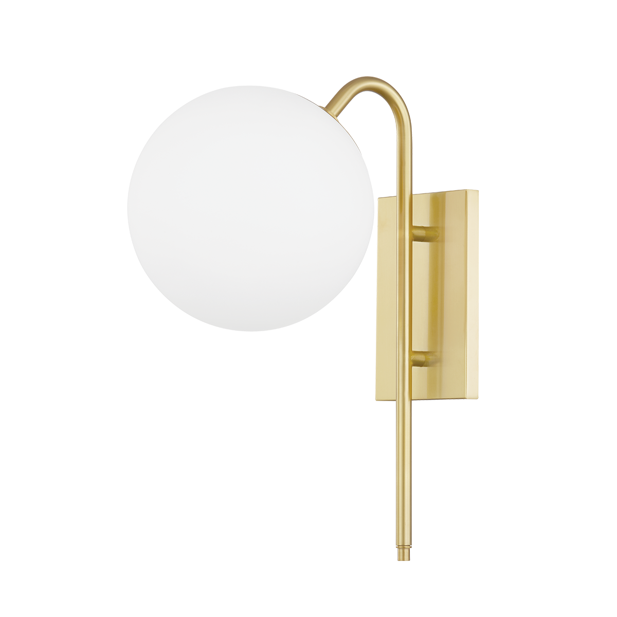 Mitzi Ingrid Aged Brass 7.5W x 15H Wall Sconce