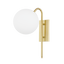Mitzi Ingrid Aged Brass 7.5W x 15H Wall Sconce